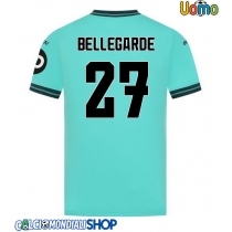 Maglie da calcio Wolves Jean-Ricner Bellegarde #27 Seconda Maglia 2025-26 Manica Corta